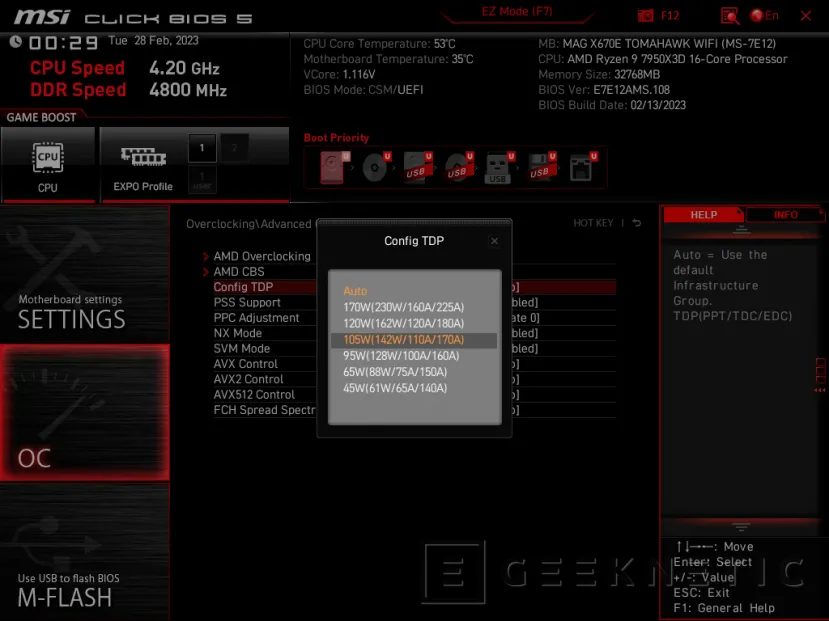 Geeknetic MSI MAG B650 TOMAHAWK WIFI Review 23