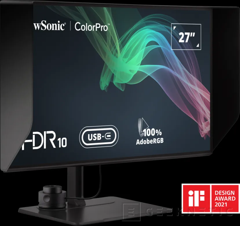 Geeknetic Nuevo monitor ViewSonic ColorPro VP2786-4K con panel de 10 bits y 100% Adobe RGB 3