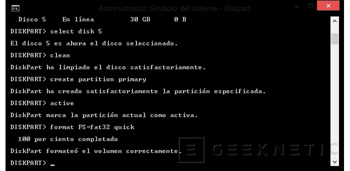 Geeknetic Cómo crear un Pendrive USB de instalación de Windows sin aplicaciones de terceros  6