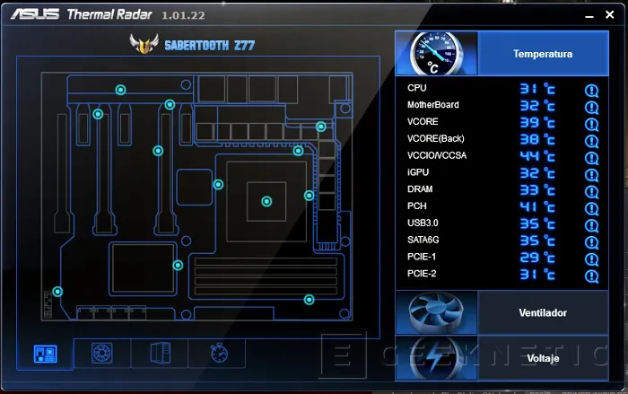 Geeknetic ASUS TuF Sabertooth Z77 6